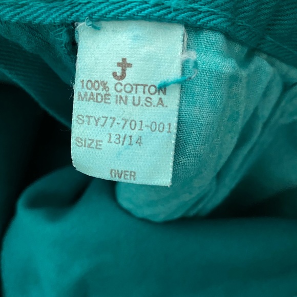 Vintage Cross J Jeans Green Mom High Waist Jeans - Picture 5 of 5